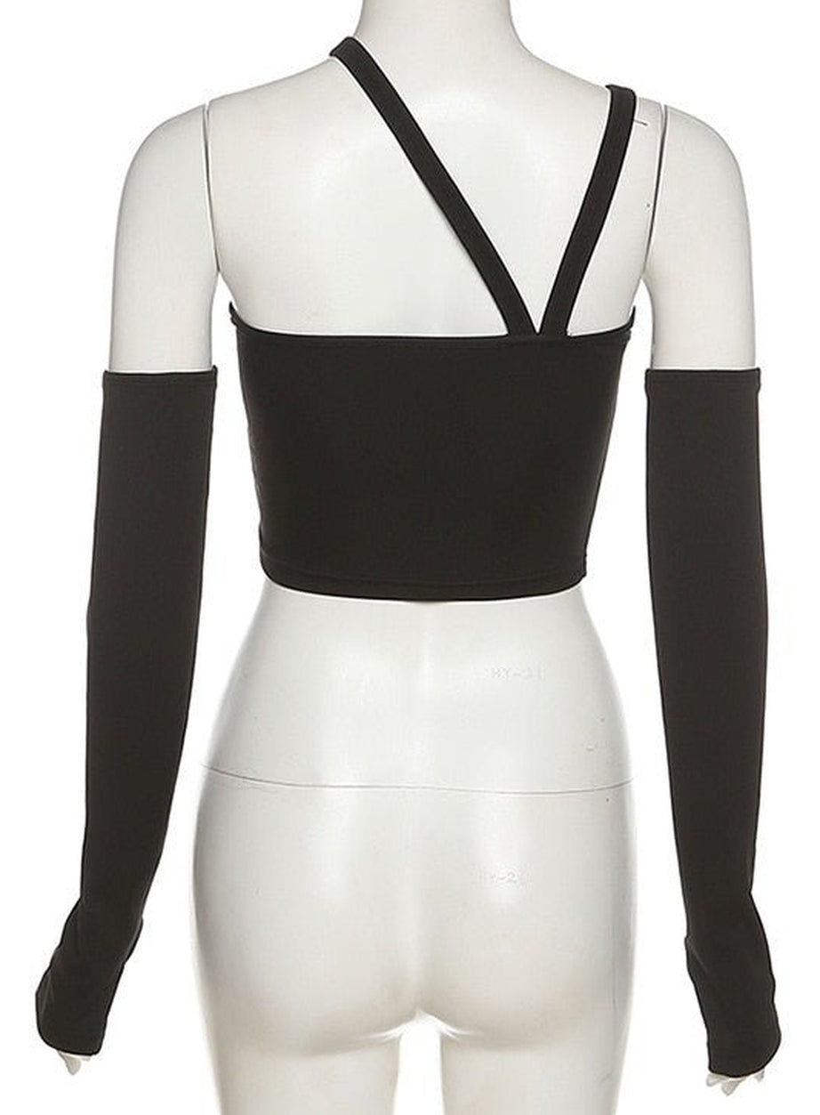 Y2k Baddie Fashion Basic Crop Top