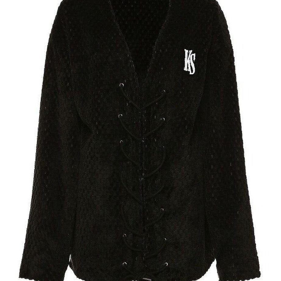 Y2k Baddie Letter Print Warm Jacket