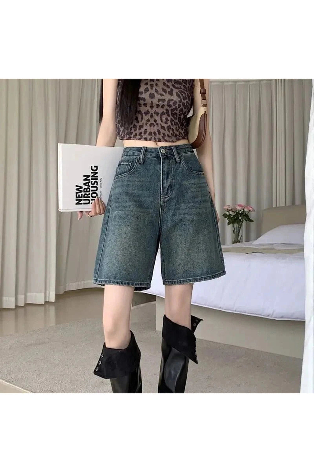 Y2k Baggy Blue Shorts