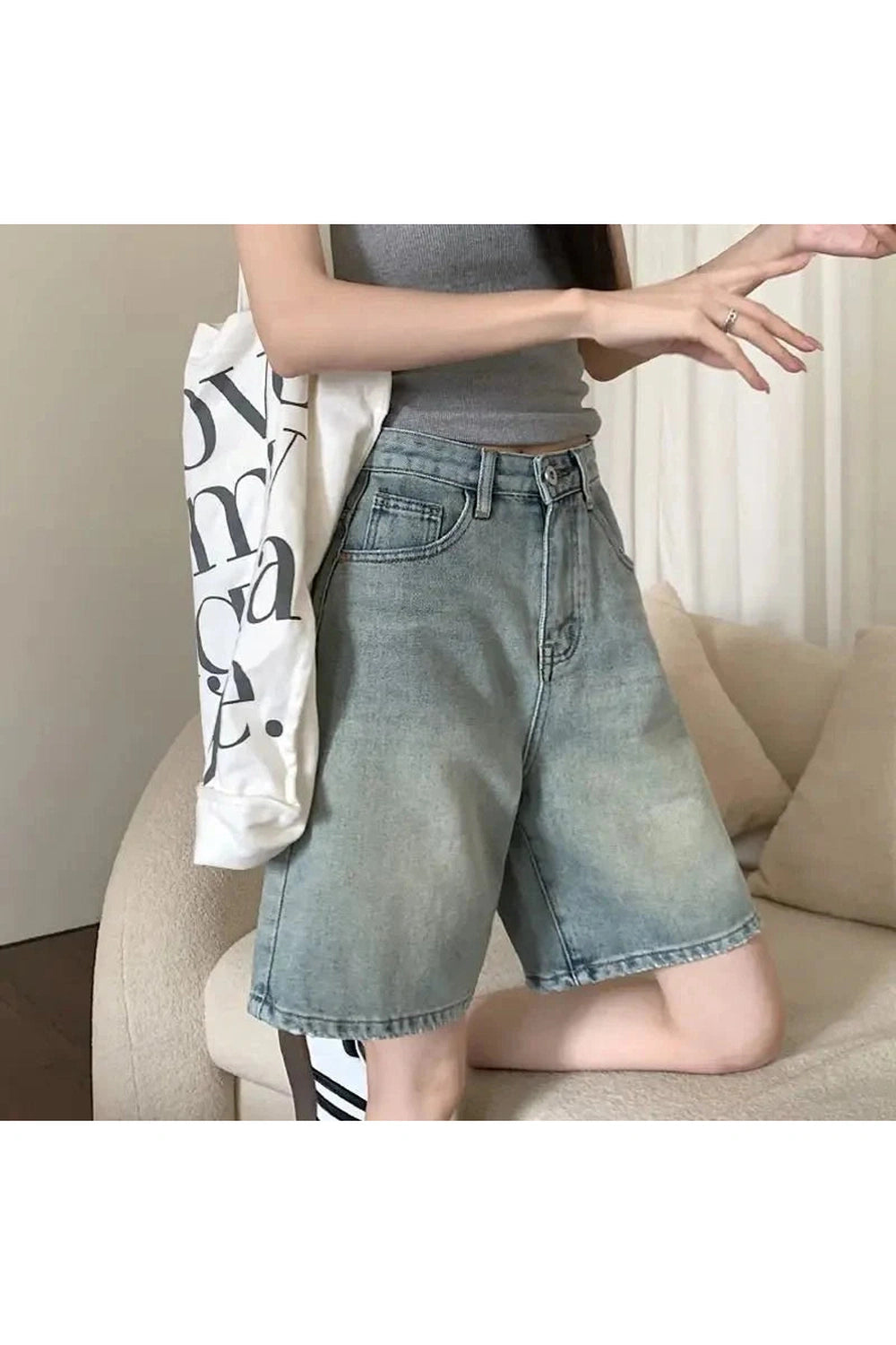 Y2k Baggy Blue Shorts