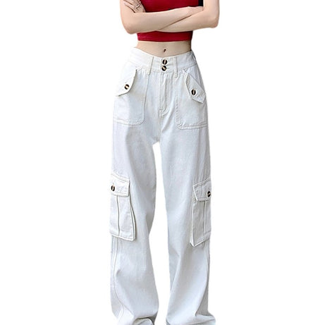 Baggy Y2K Denim Cargo Pants - Pants