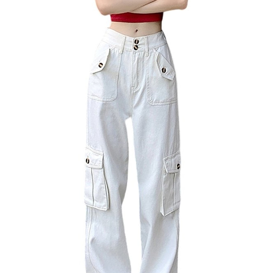 Y2k Baggy Denim Cargo Pants