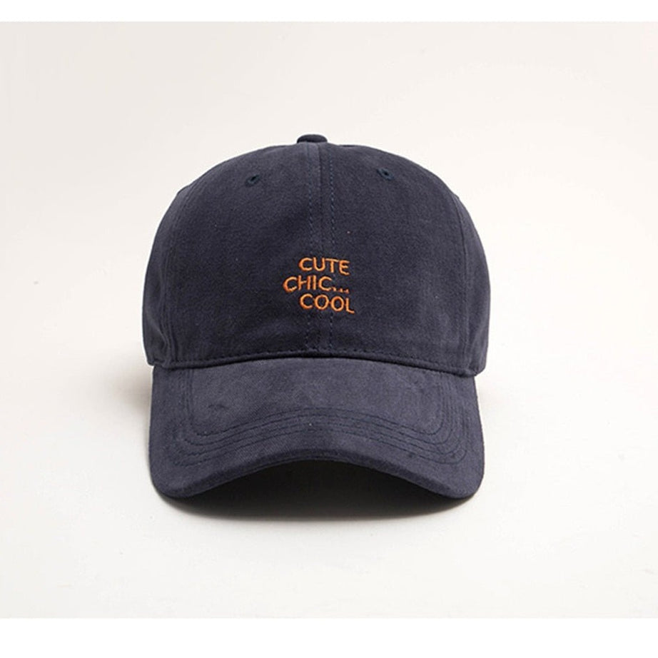 Y2k Baseball Cap "CUTE CHIC COOL"