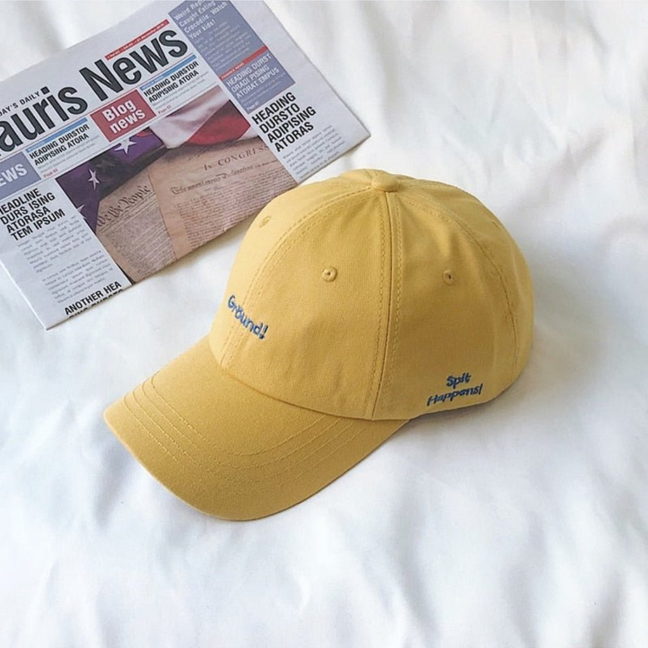 Y2k Baseball Cap "GROUND"