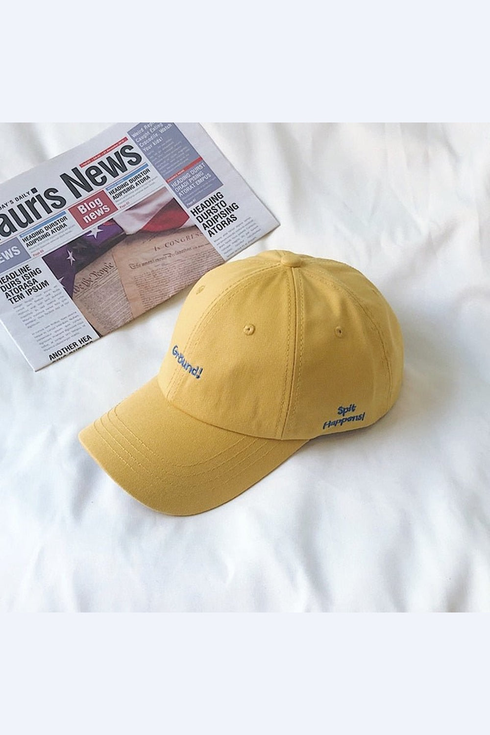 Y2k Baseball Cap "GROUND"