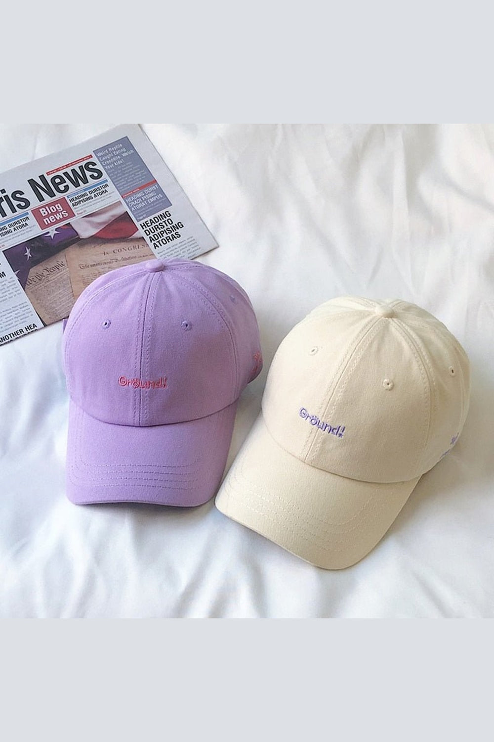 Y2k Baseball Cap "GROUND"