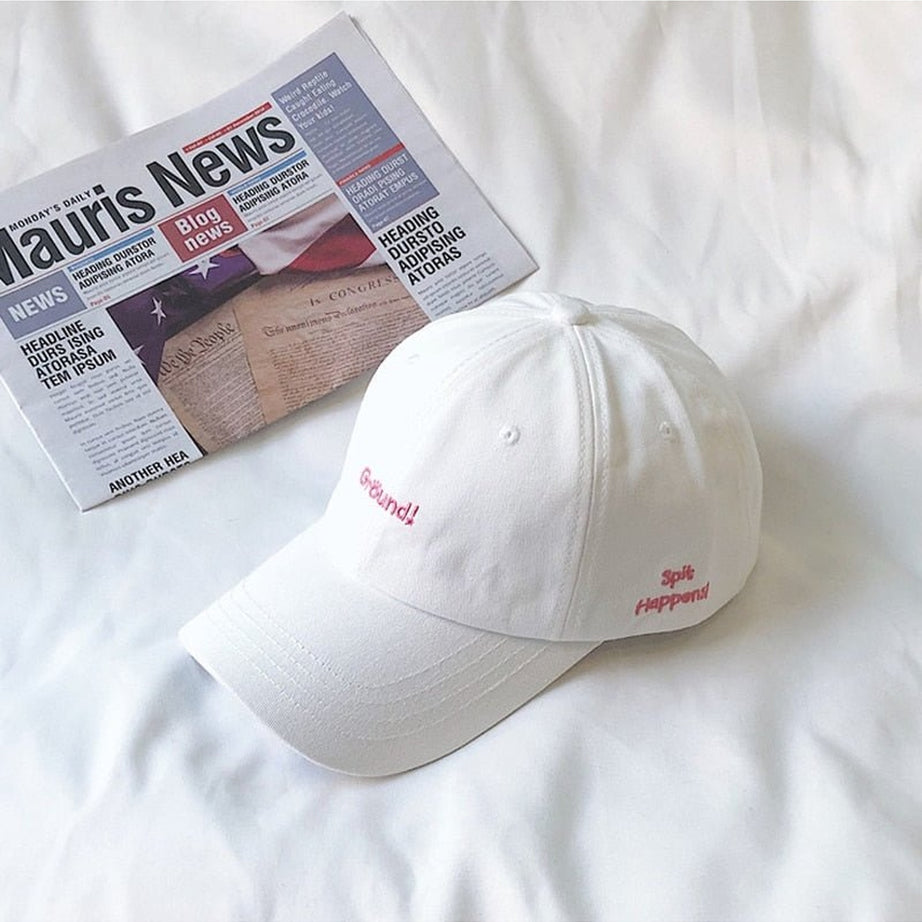 Y2k Baseball Cap "GROUND"