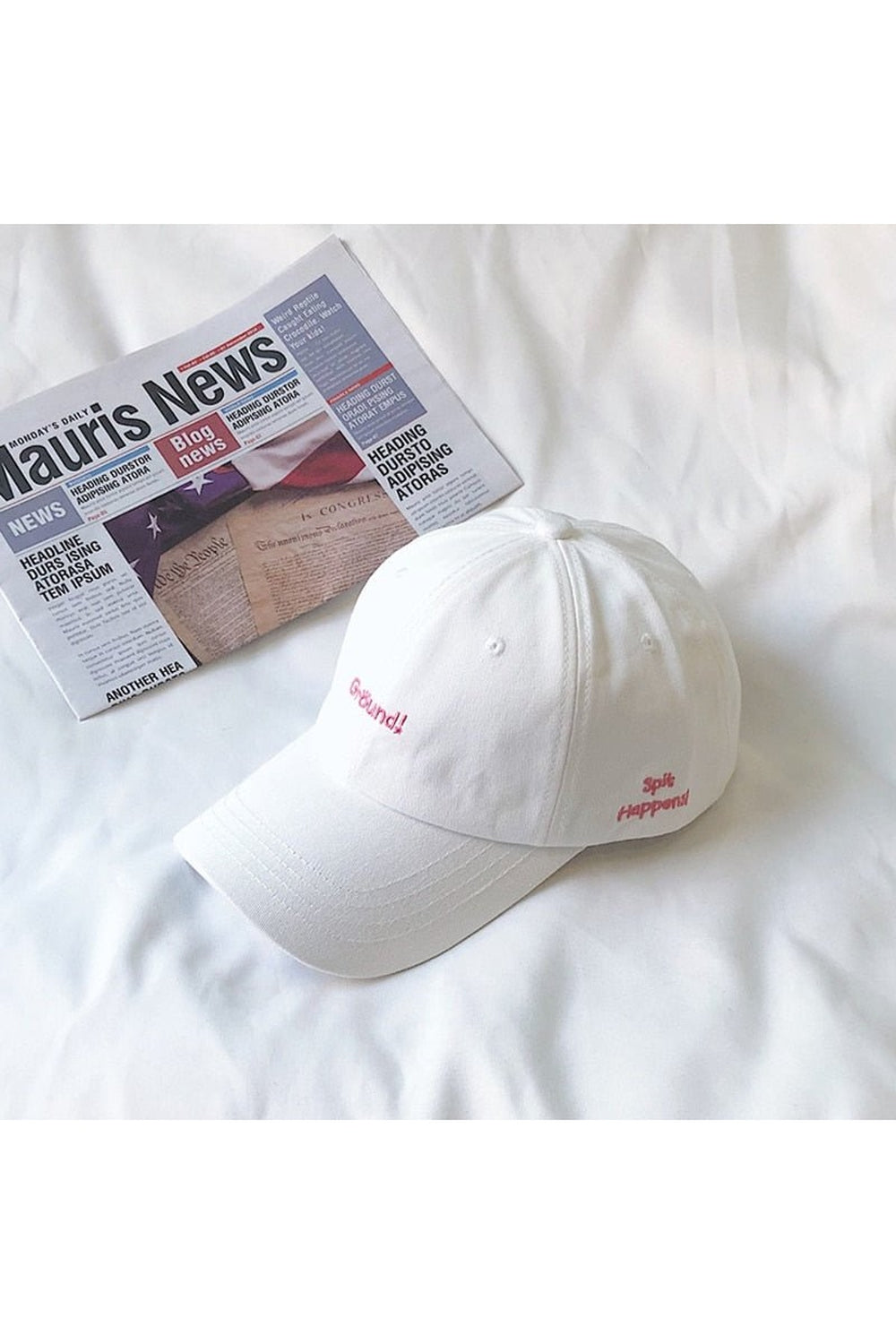 Y2k Baseball Cap "GROUND"