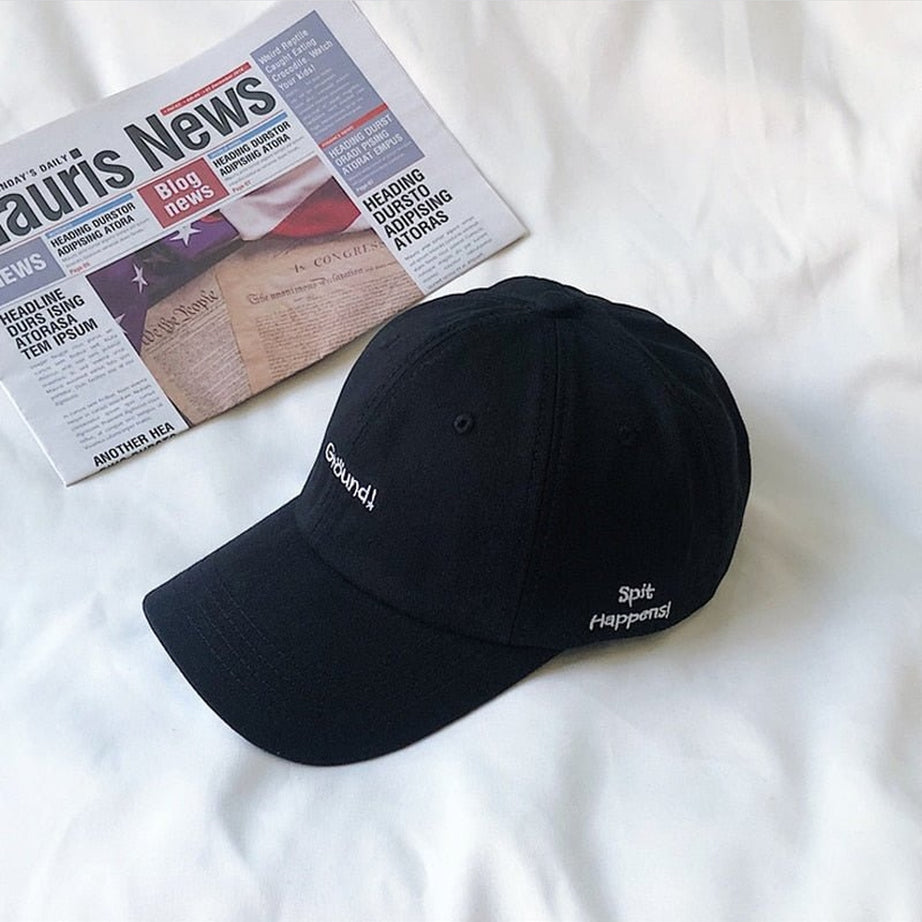 Y2k Baseball Cap "GROUND"