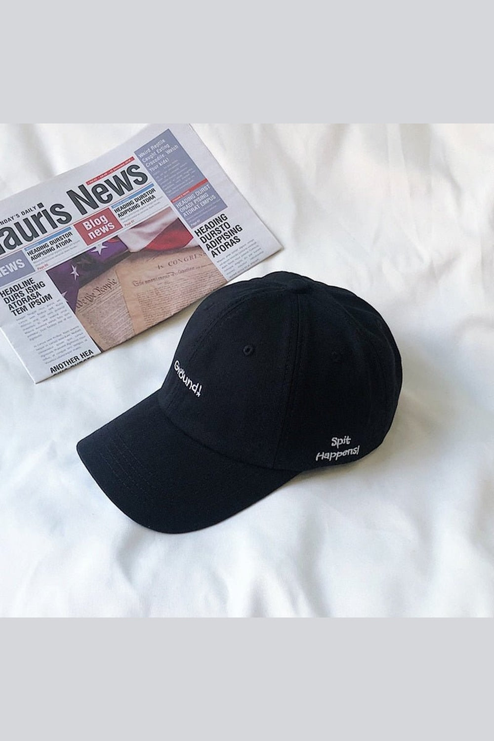 Y2k Baseball Cap "GROUND"