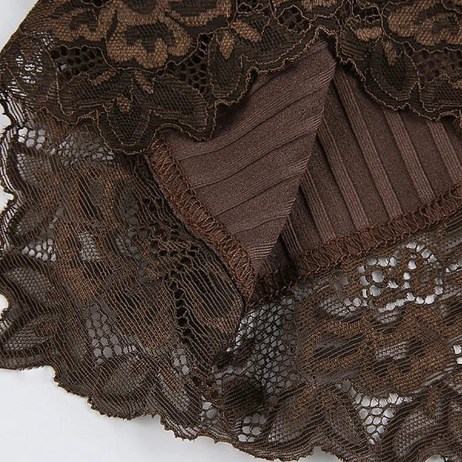 Y2k Acubi Bodycon Crop Top