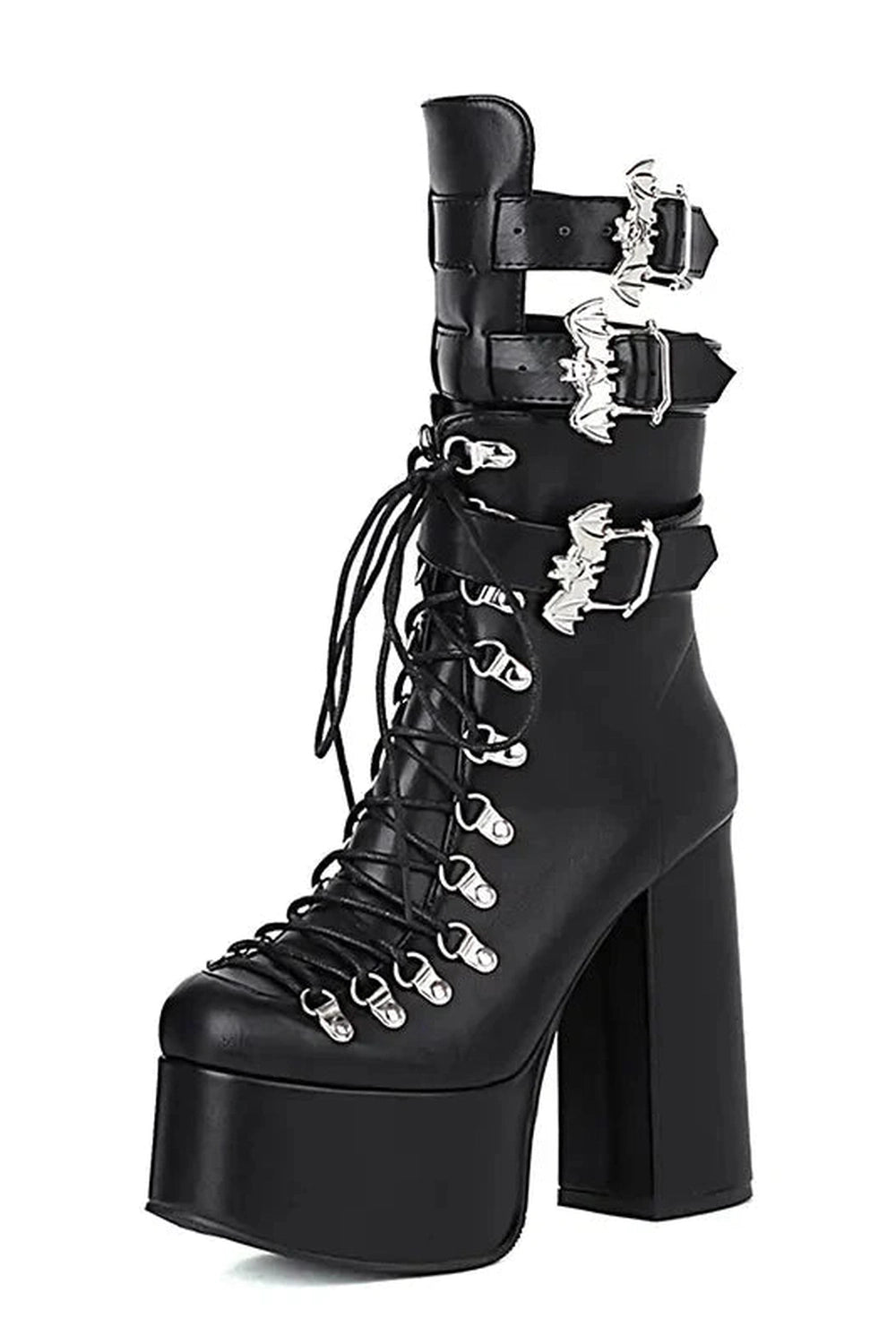 Y2k Bat Wing Alt Mid Boots