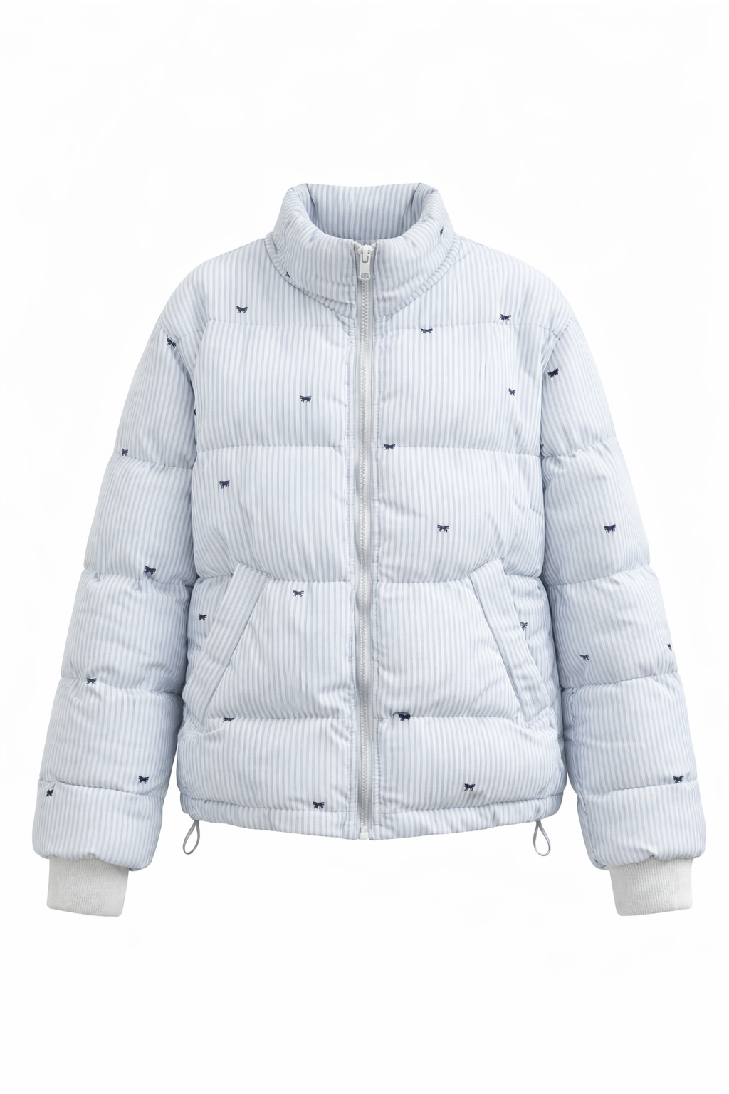 Blueberry Chill High-Neck Jacket