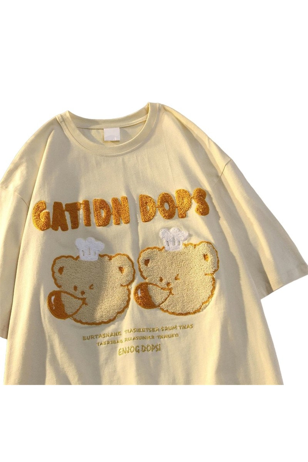 Y2k Bear Embroidered Kawaii Summer T-Shirt