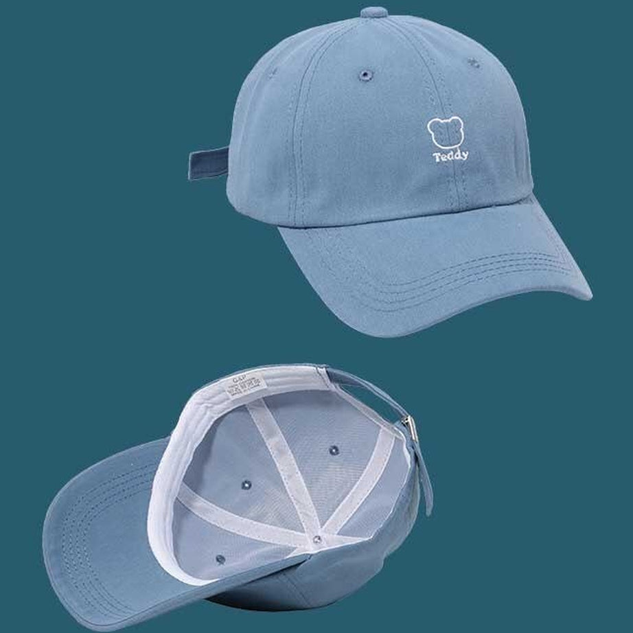 Y2k Bear Embroidery Baseball Hat