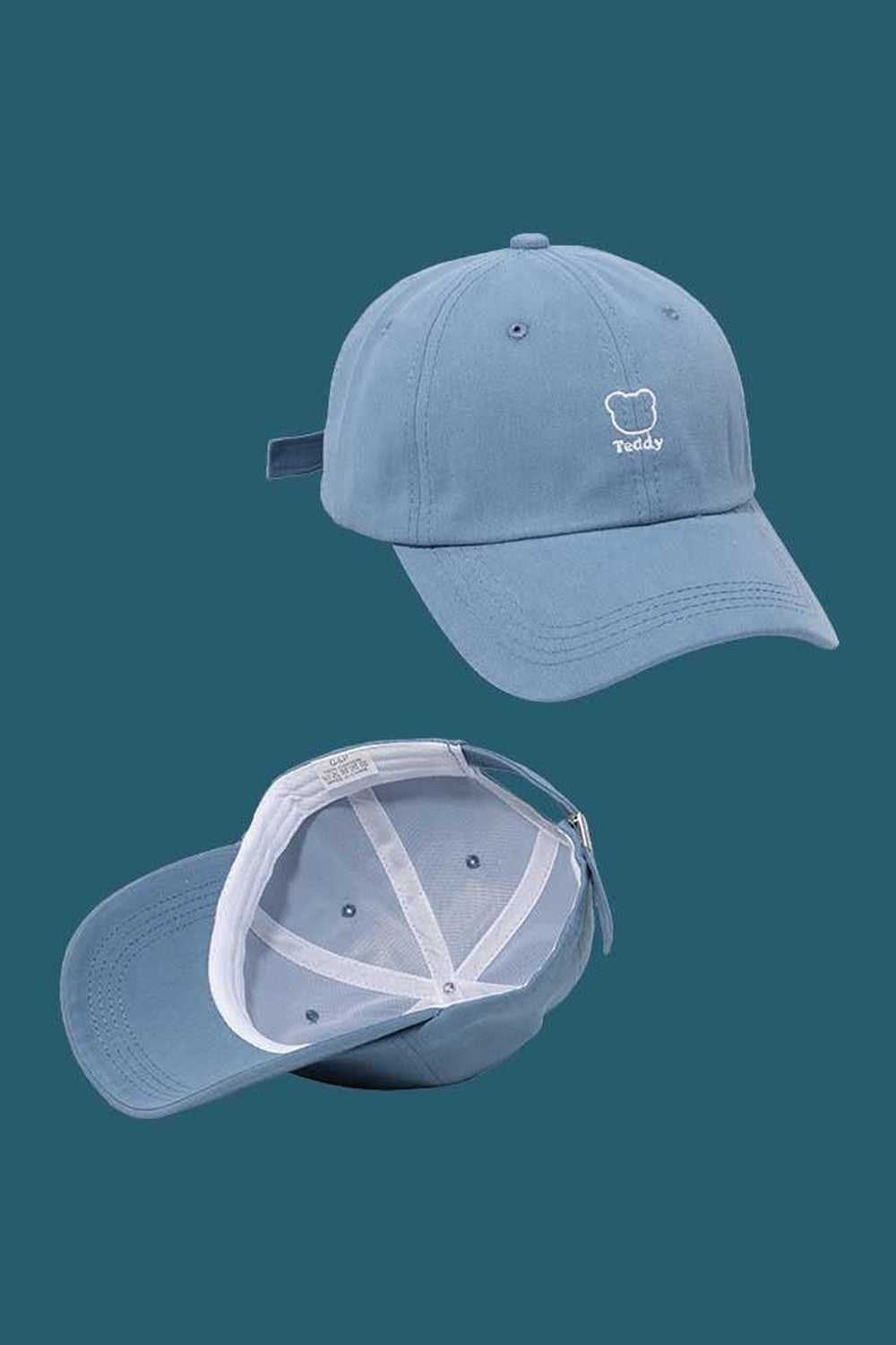 Y2k Bear Embroidery Baseball Hat