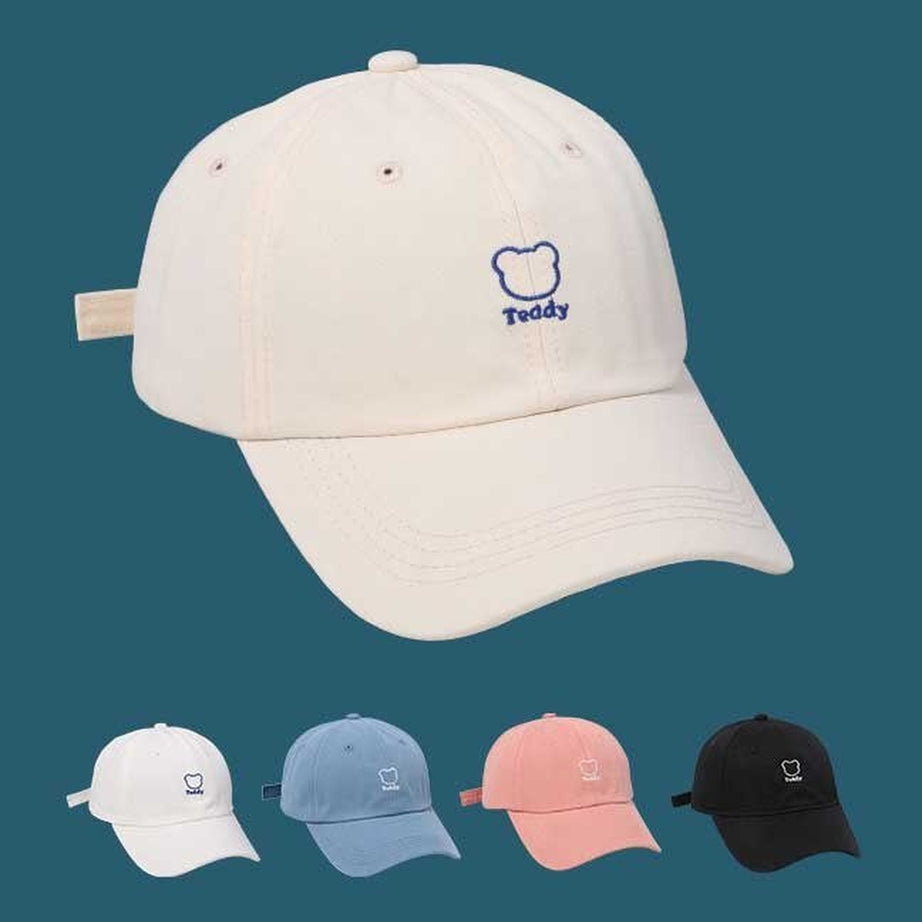 Y2k Bear Embroidery Baseball Hat