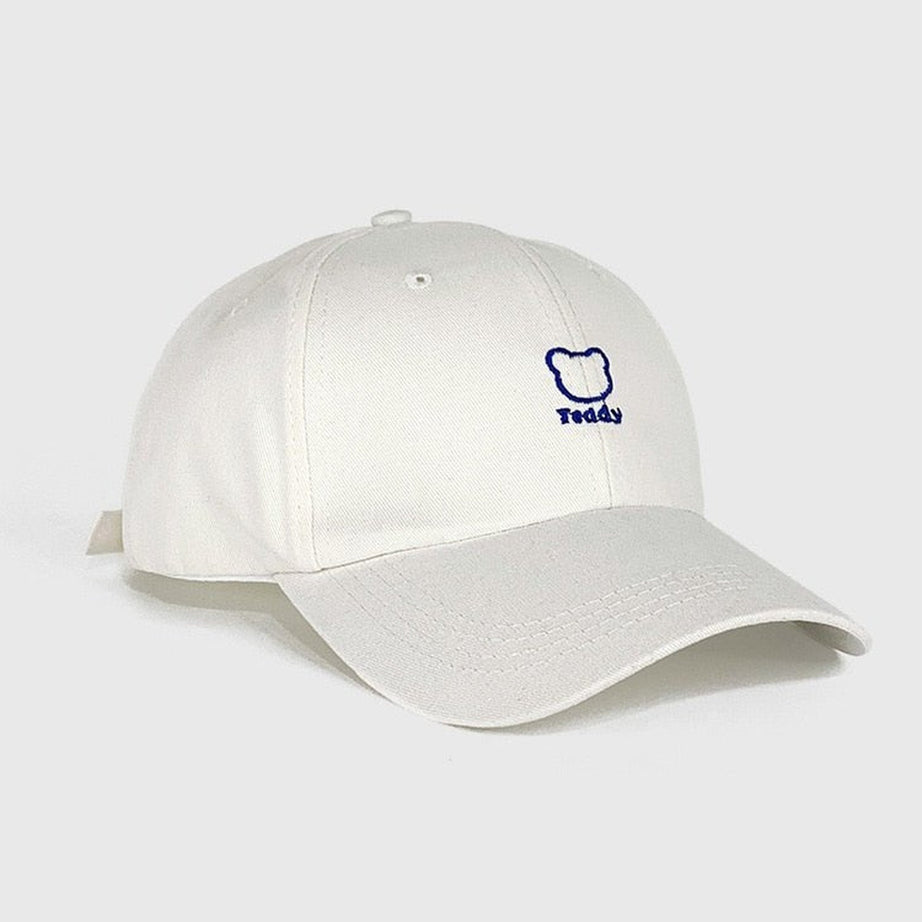 Y2k Bear Embroidery Baseball Hat