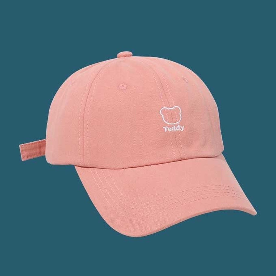 Y2k Bear Embroidery Baseball Hat