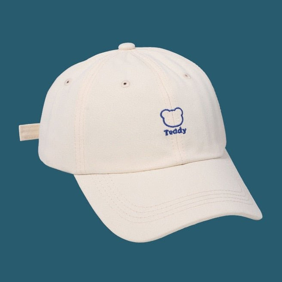 Y2k Bear Embroidery Baseball Hat