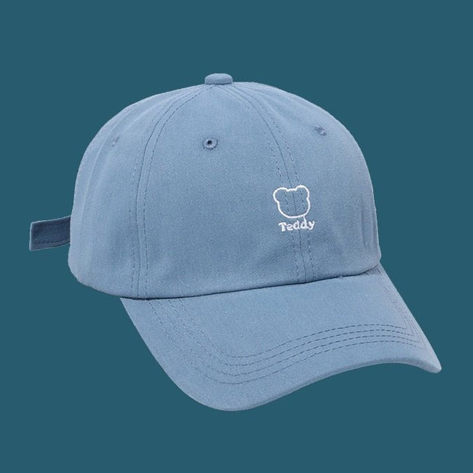 Y2k Bear Embroidery Baseball Hat