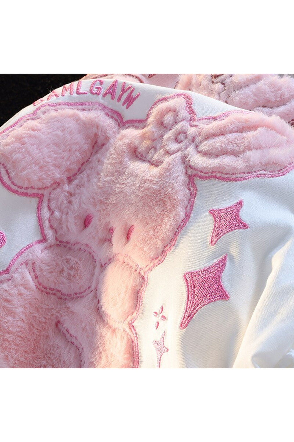 Y2k Bear Plush Embroidered T-shirt