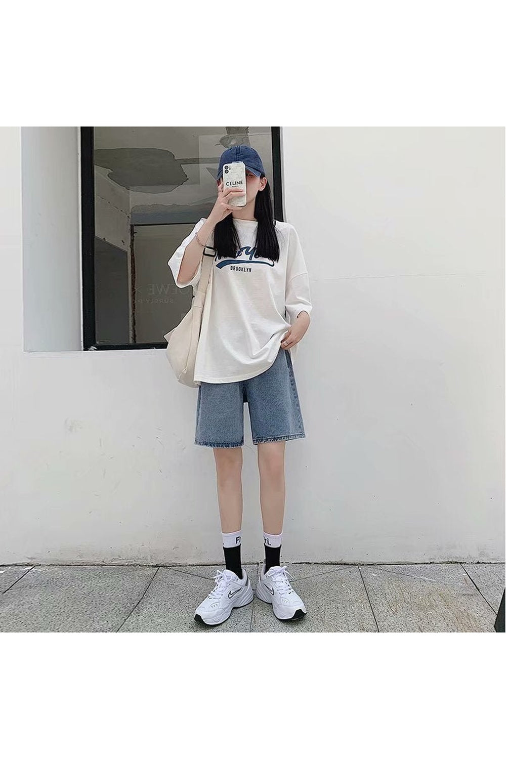 Y2k Belted Summer Denim Shorts