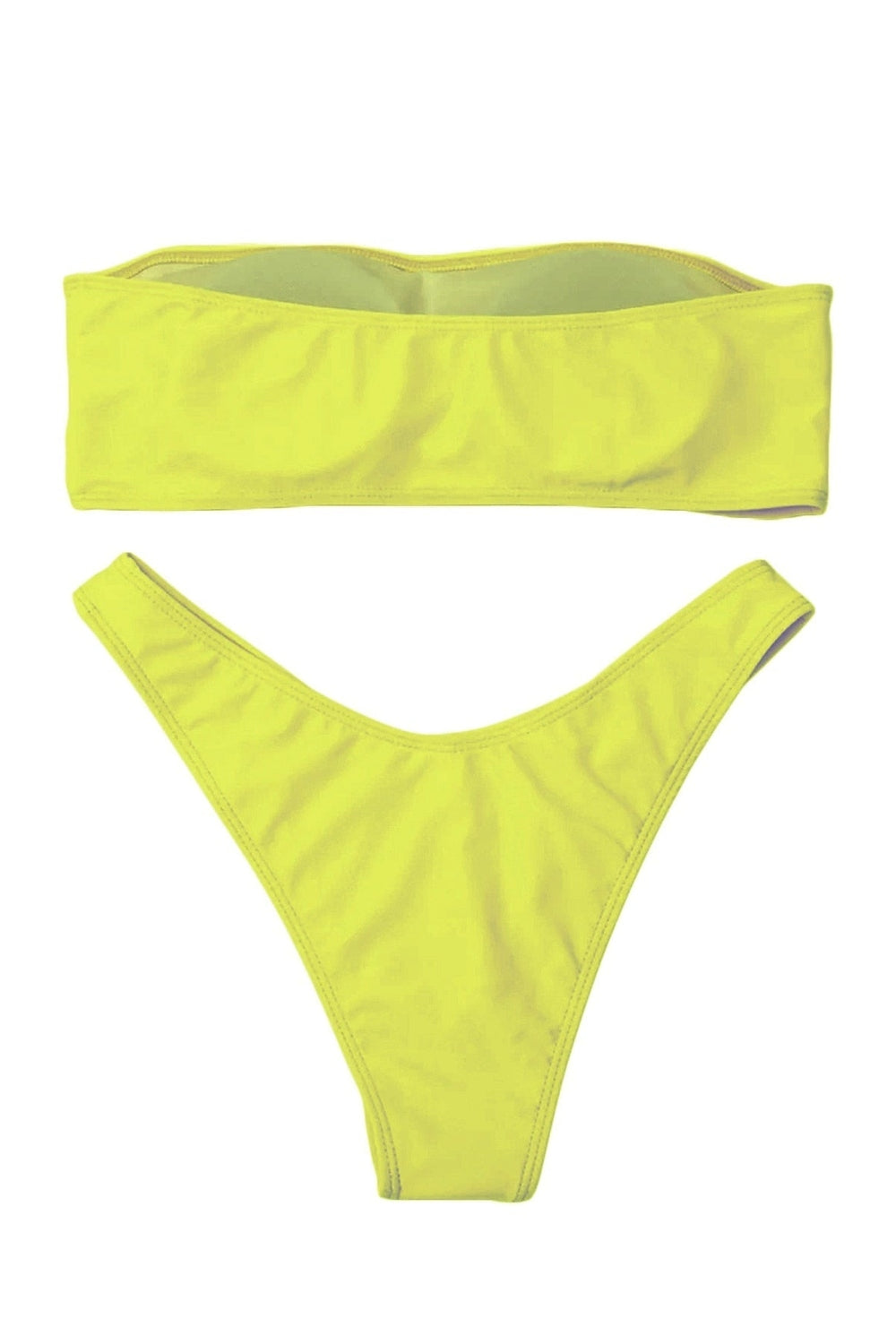 Y2k Bikini "CAUTION"