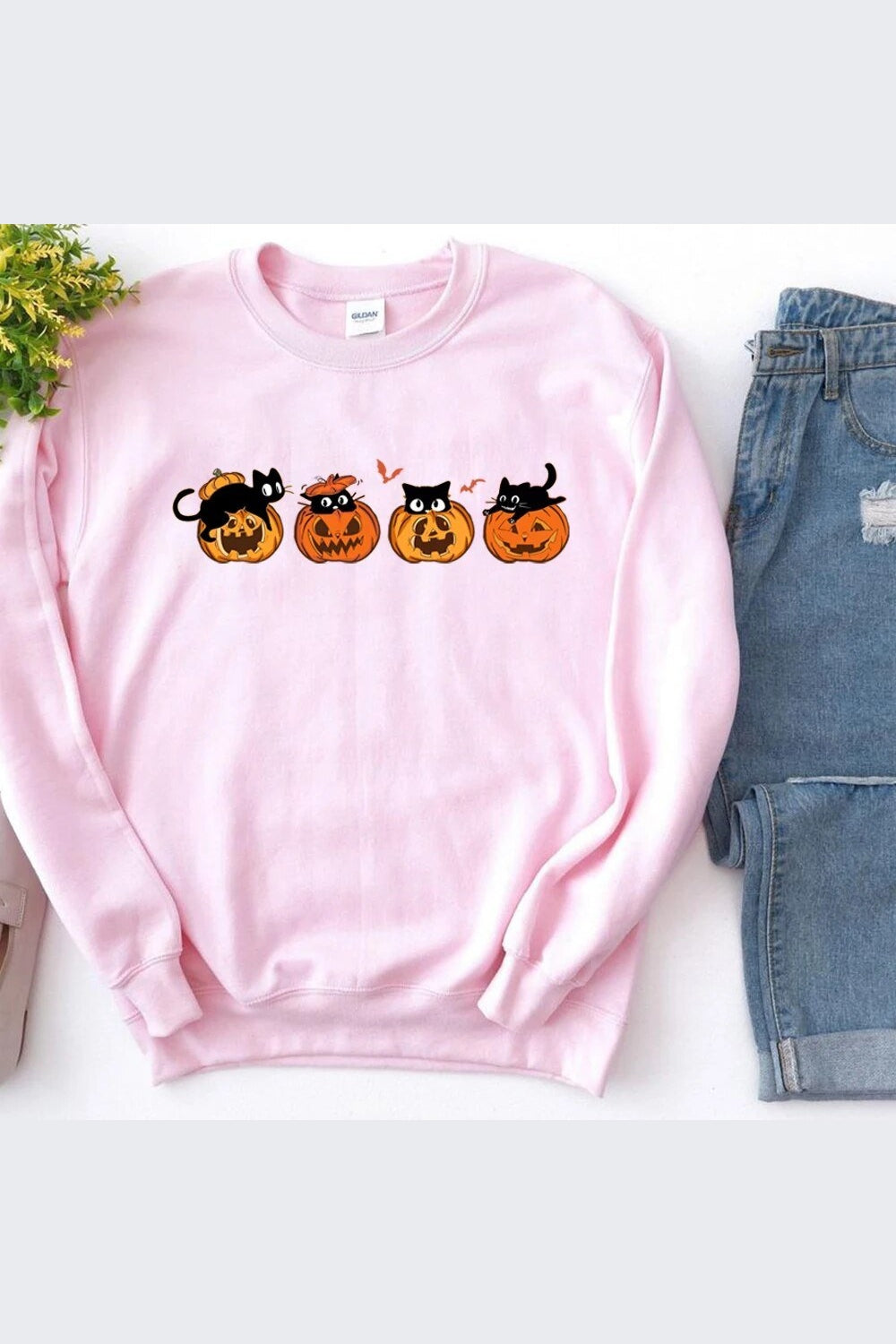 Y2k Black Cat Halloween Hoodie