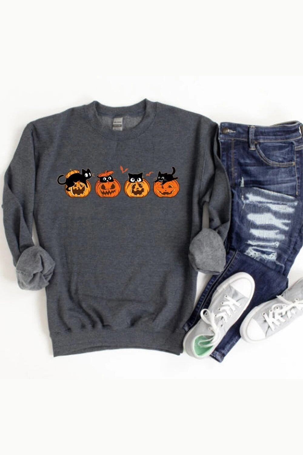 Y2k Black Cat Halloween Hoodie