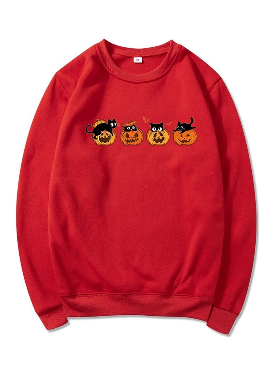 Y2k Black Cat Halloween Hoodie