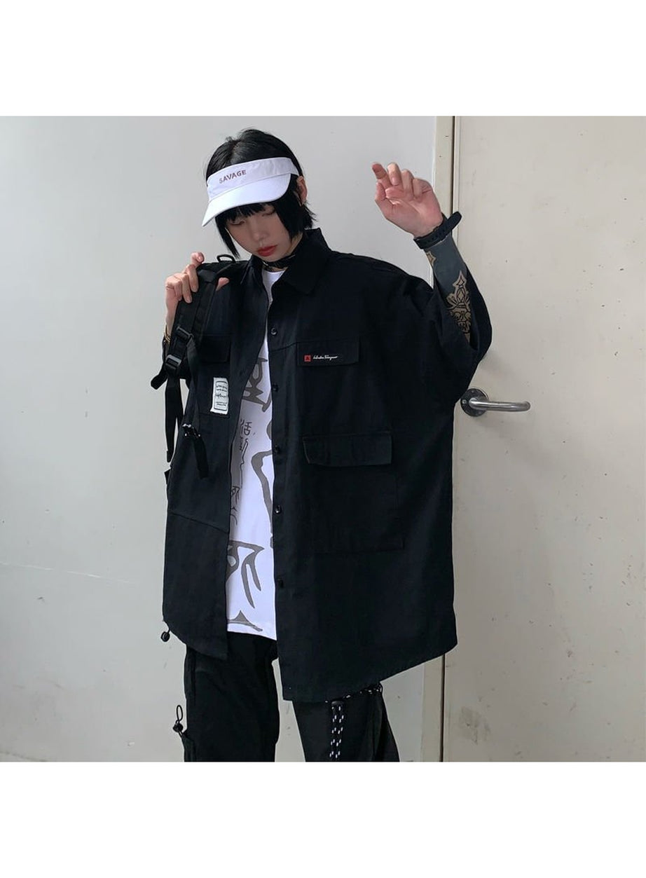 Y2k Black Egirl Shirt