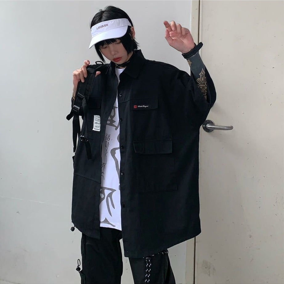 Y2k Black Egirl Shirt