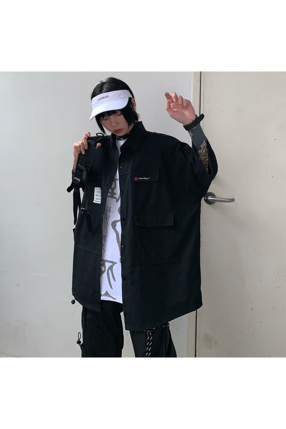 Y2k Black Egirl Shirt