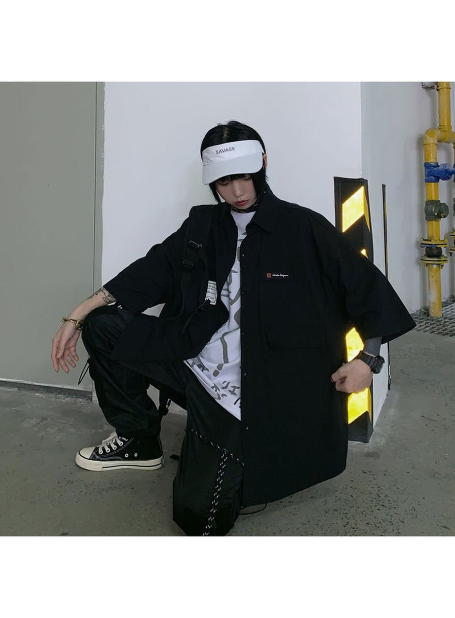 Y2k Black Egirl Shirt