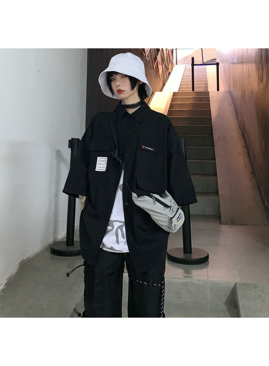 Y2k Black Egirl Shirt