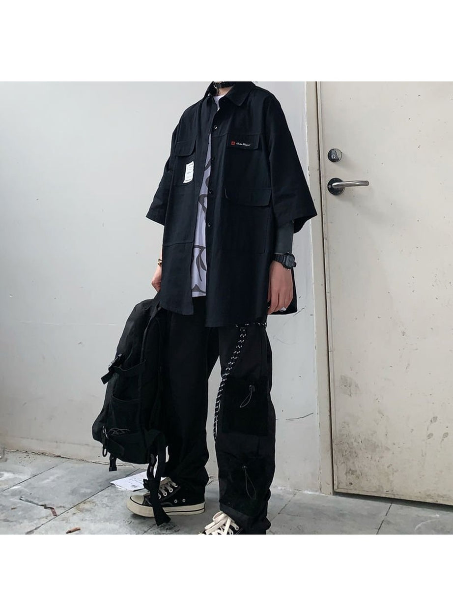 Y2k Black Egirl Shirt