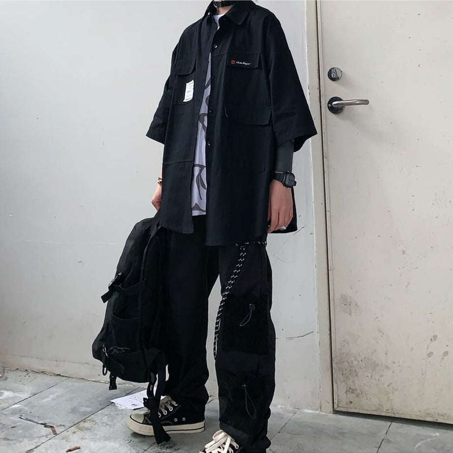 Y2k Black Egirl Shirt