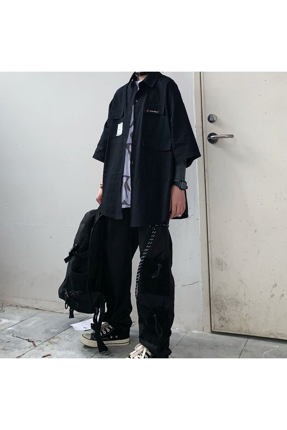 Y2k Black Egirl Shirt