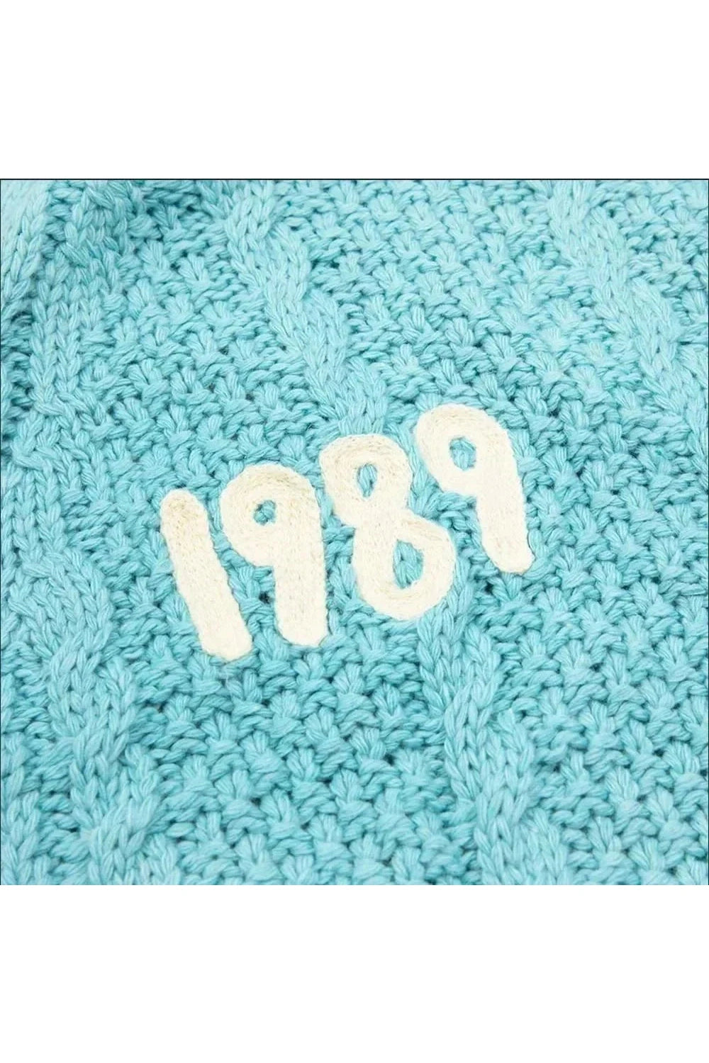 Y2k Blue Bird Embroidery Cardigan