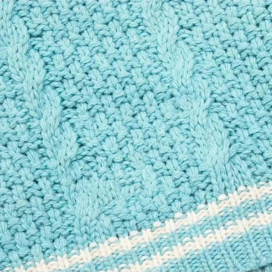 Y2k Blue Bird Embroidery Cardigan