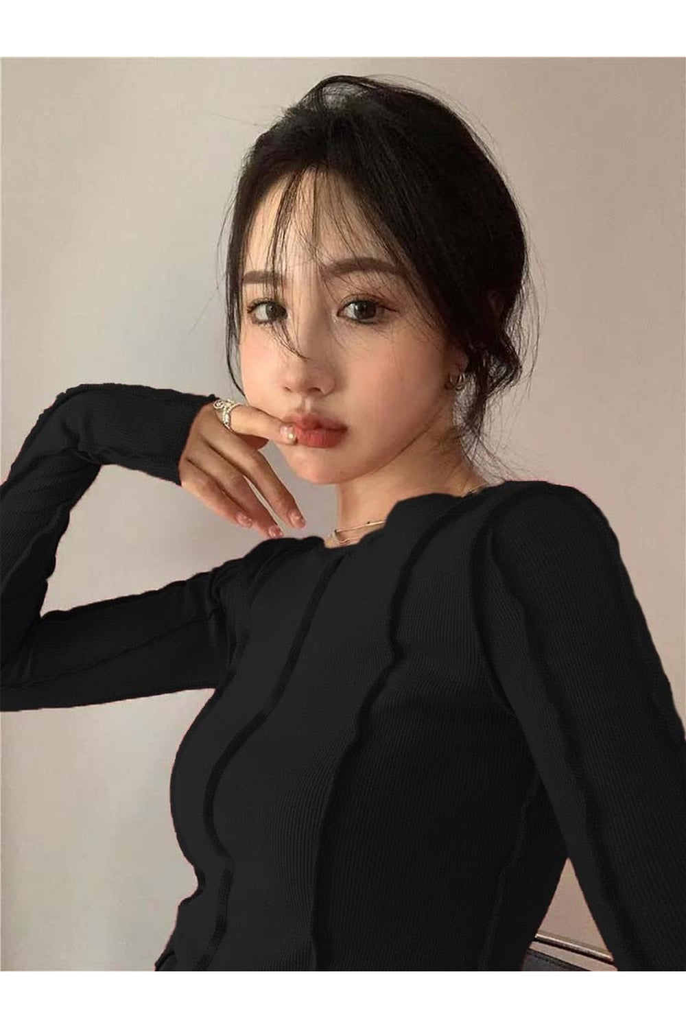 Y2k Bodycon Long Sleeve T-shirt