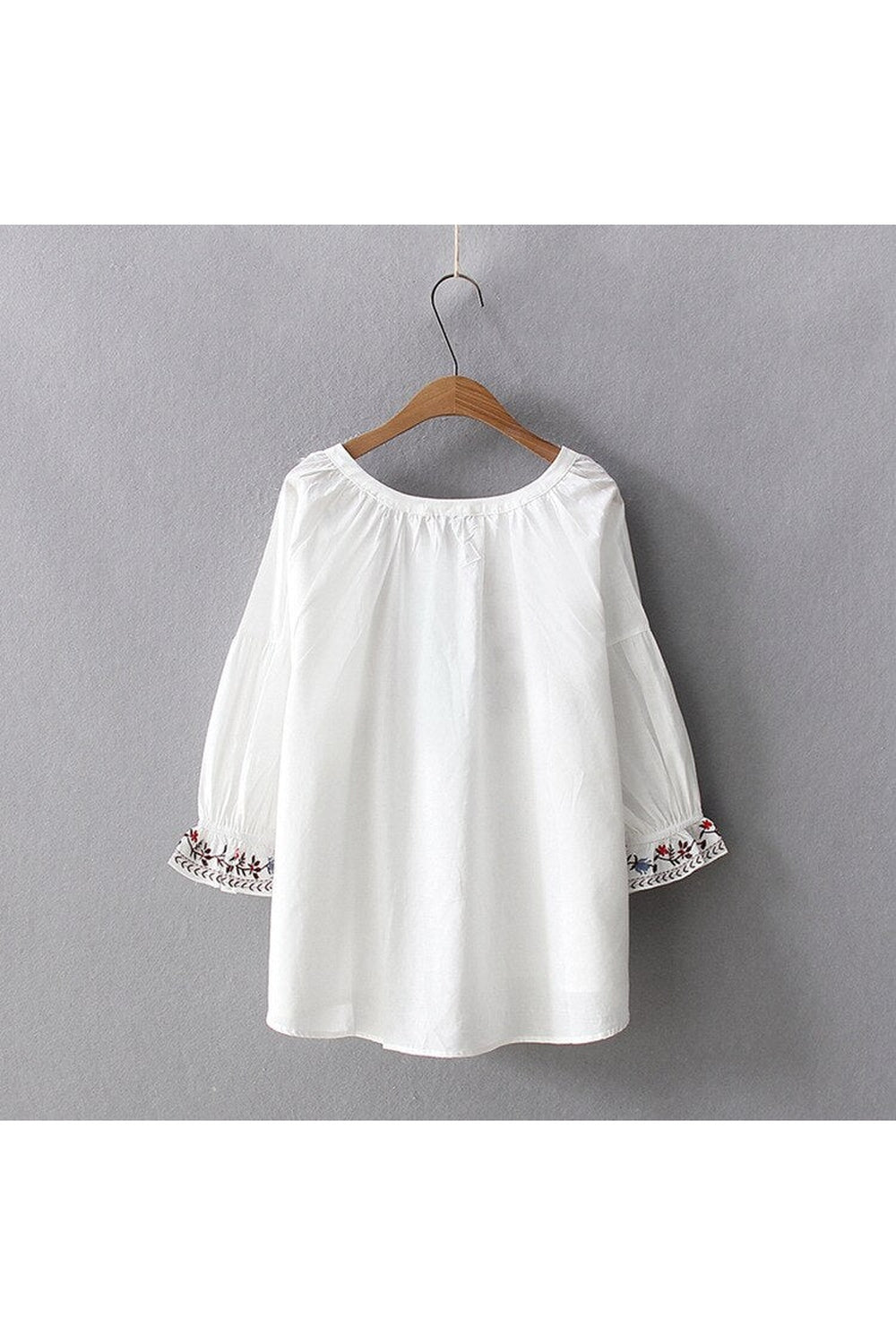 Y2k Bohemian Flare Sleeve Blouse