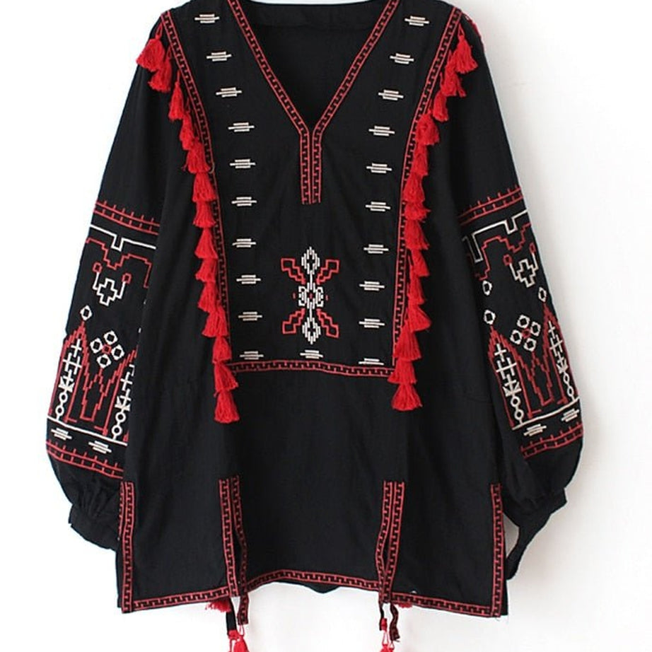 Y2k Boho gypsy top