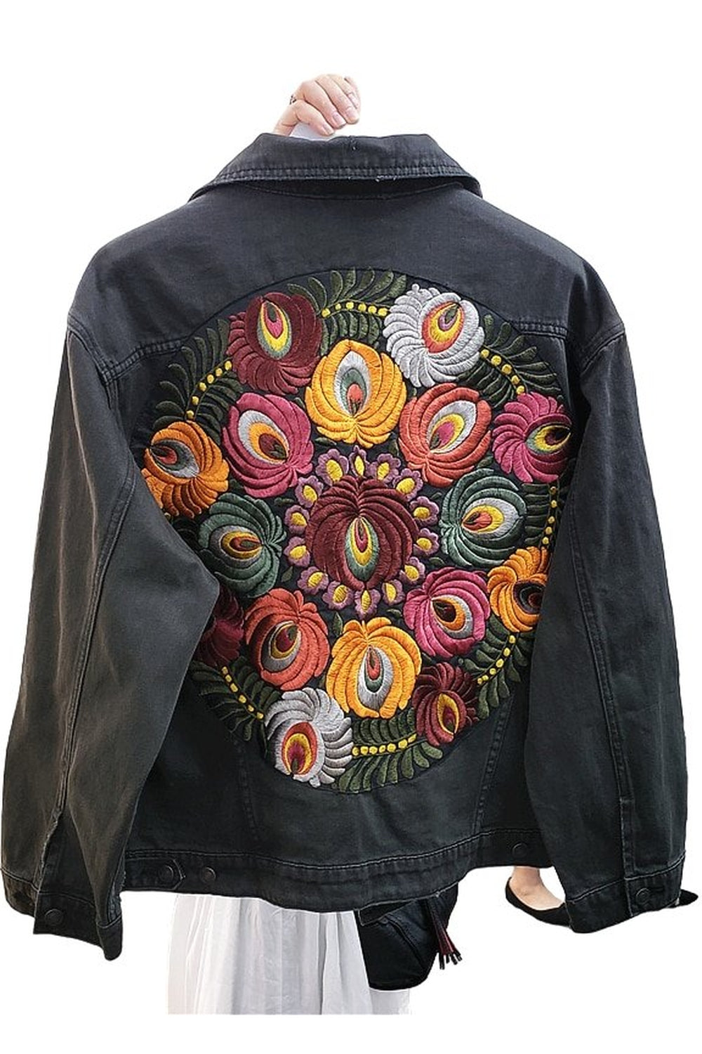 Y2k Boho jean jacket