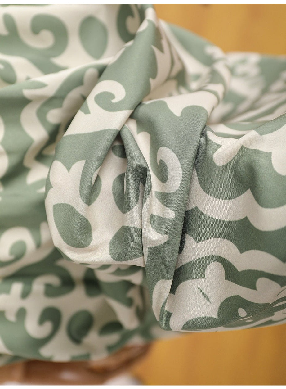 Y2k Boho Retro Floral Print Skirt