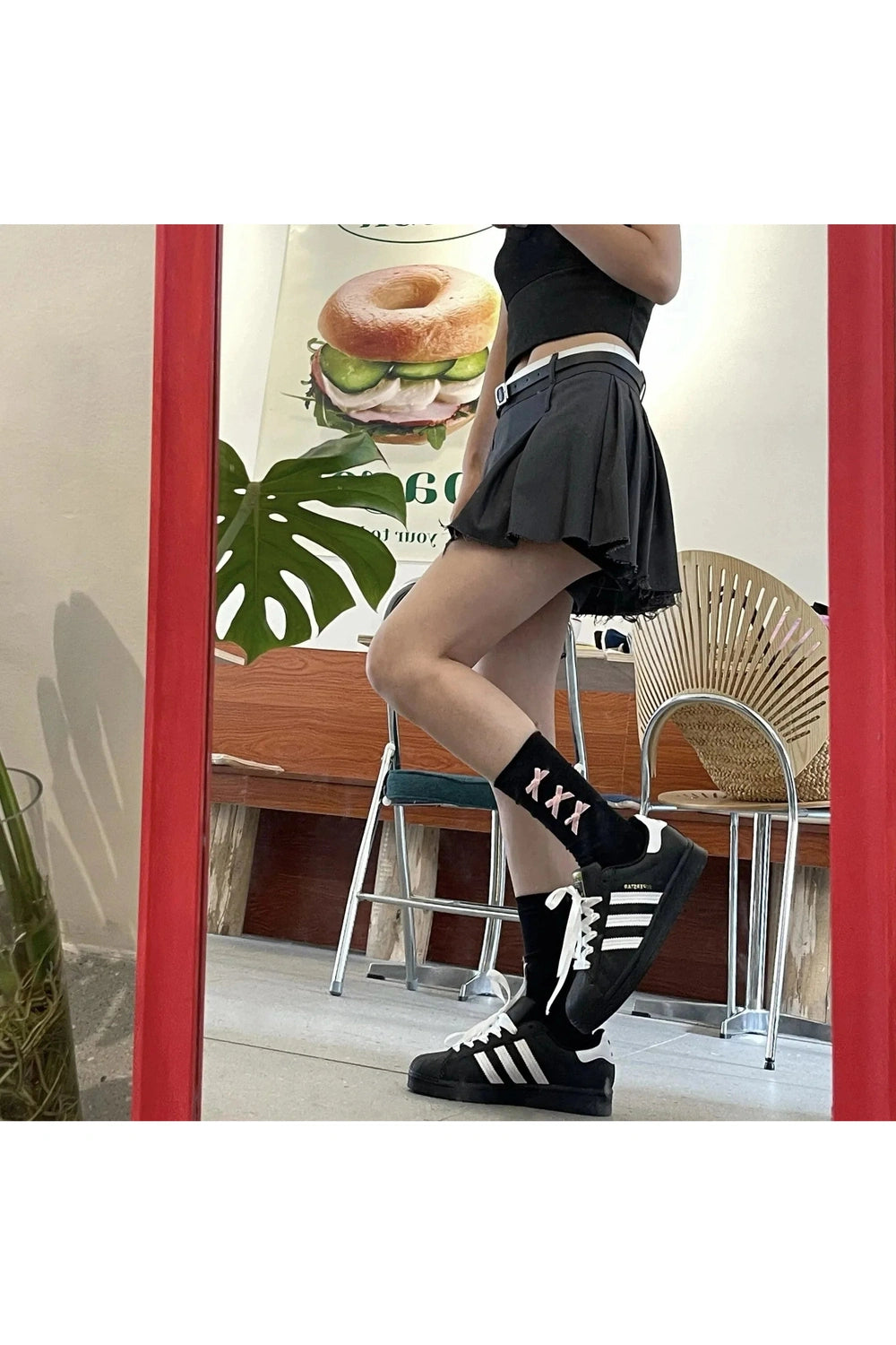 Y2k Bow Adorned Ankle Socks