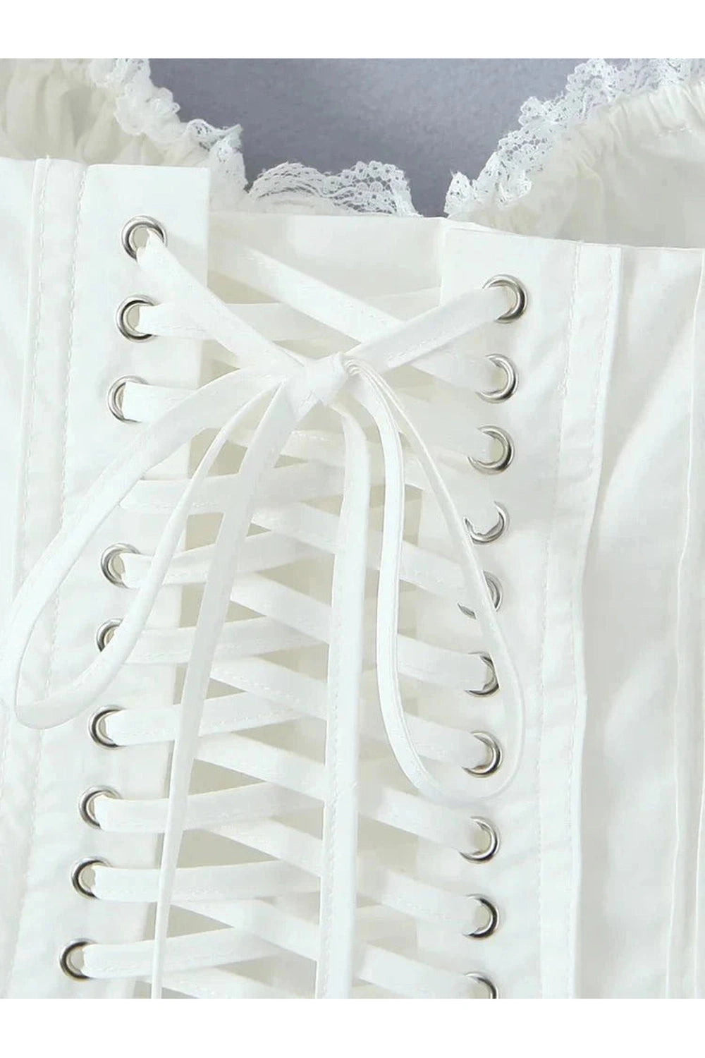 Y2k Bow Tied Cropped Top