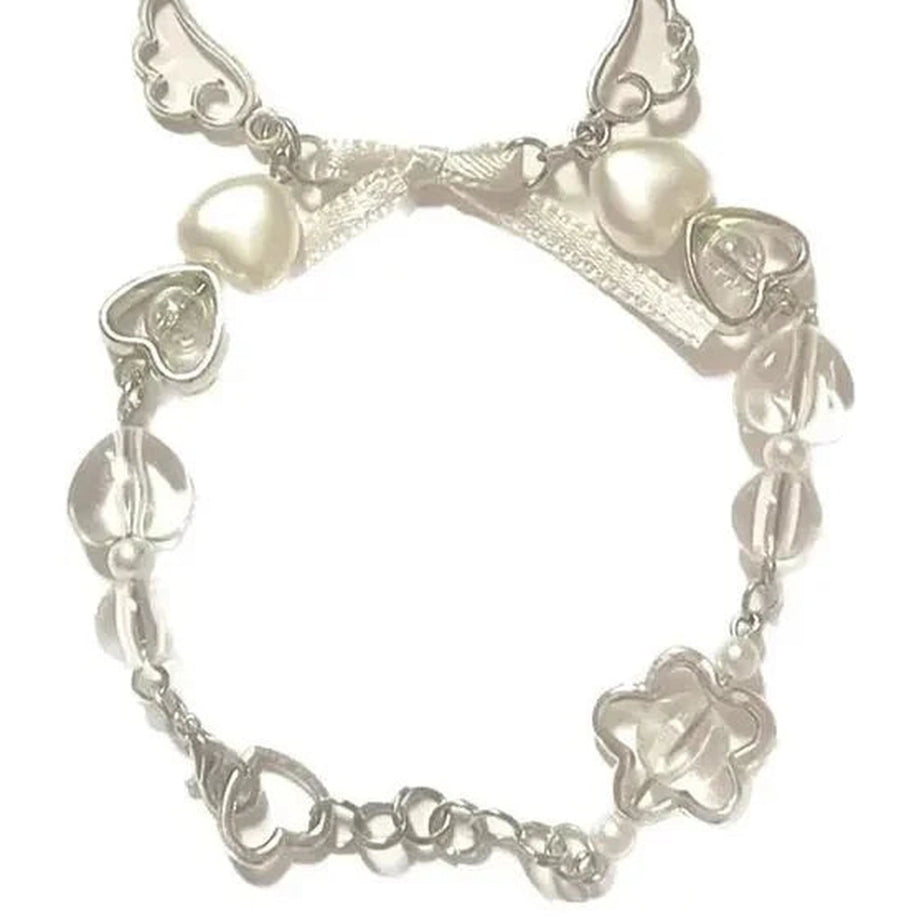 Y2k Bowknot Beaded Fairy Bracelet