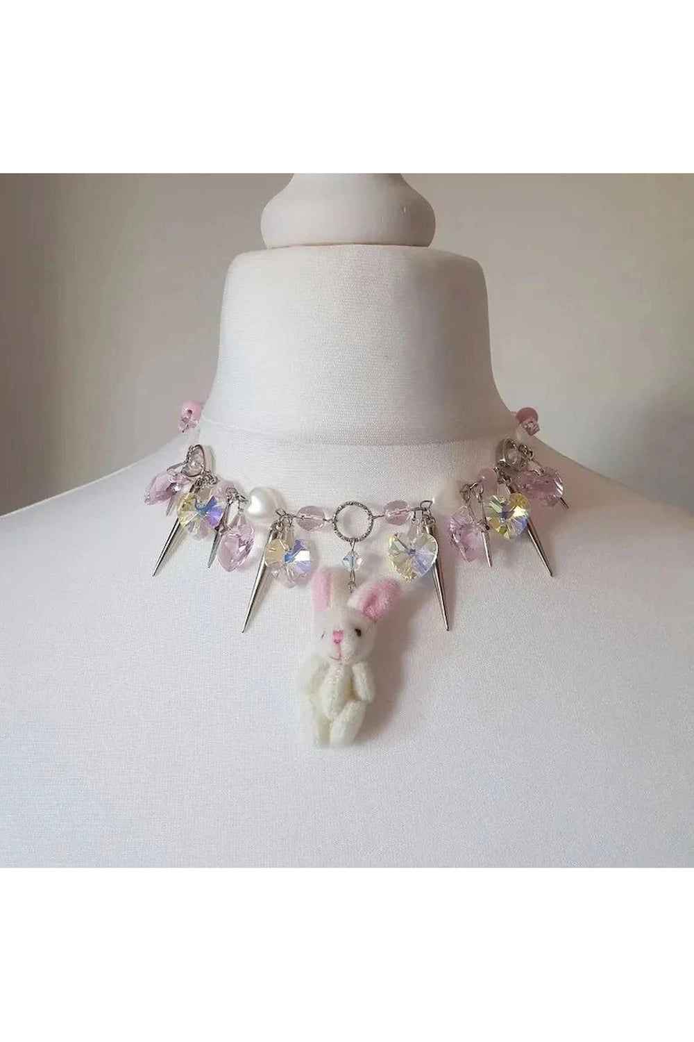 Y2k Bunny Spike Kawaii Choker